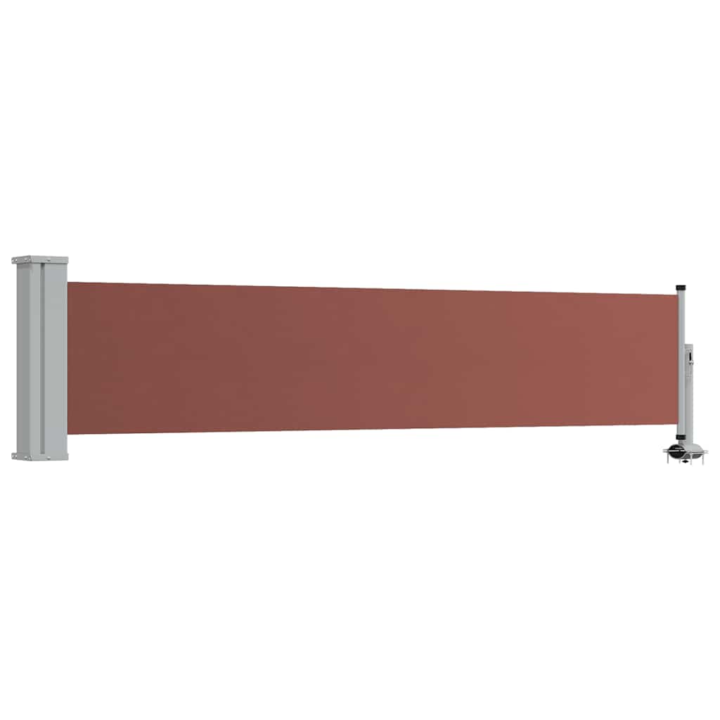 Vidaxl tuinscherm uittrekbaar 60x300 cm bruin