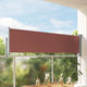 Vidaxl tuinscherm uittrekbaar 80x300 cm bruin