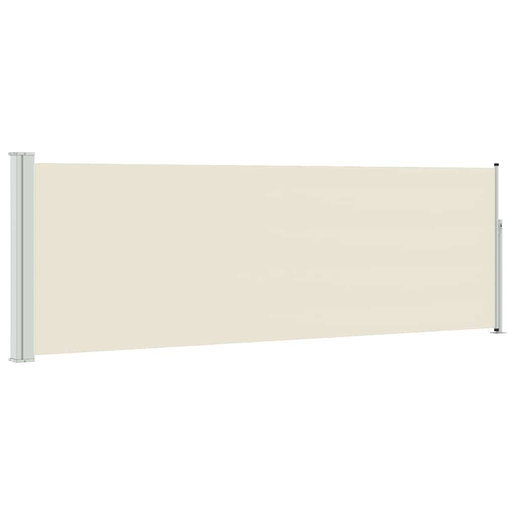 Vidaxl Garden Screen Extendable 100x300 cm Cream