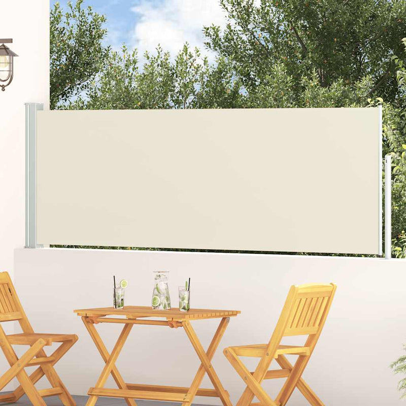 Vidaxl Garden Screen Extendable 100x300 cm Cream