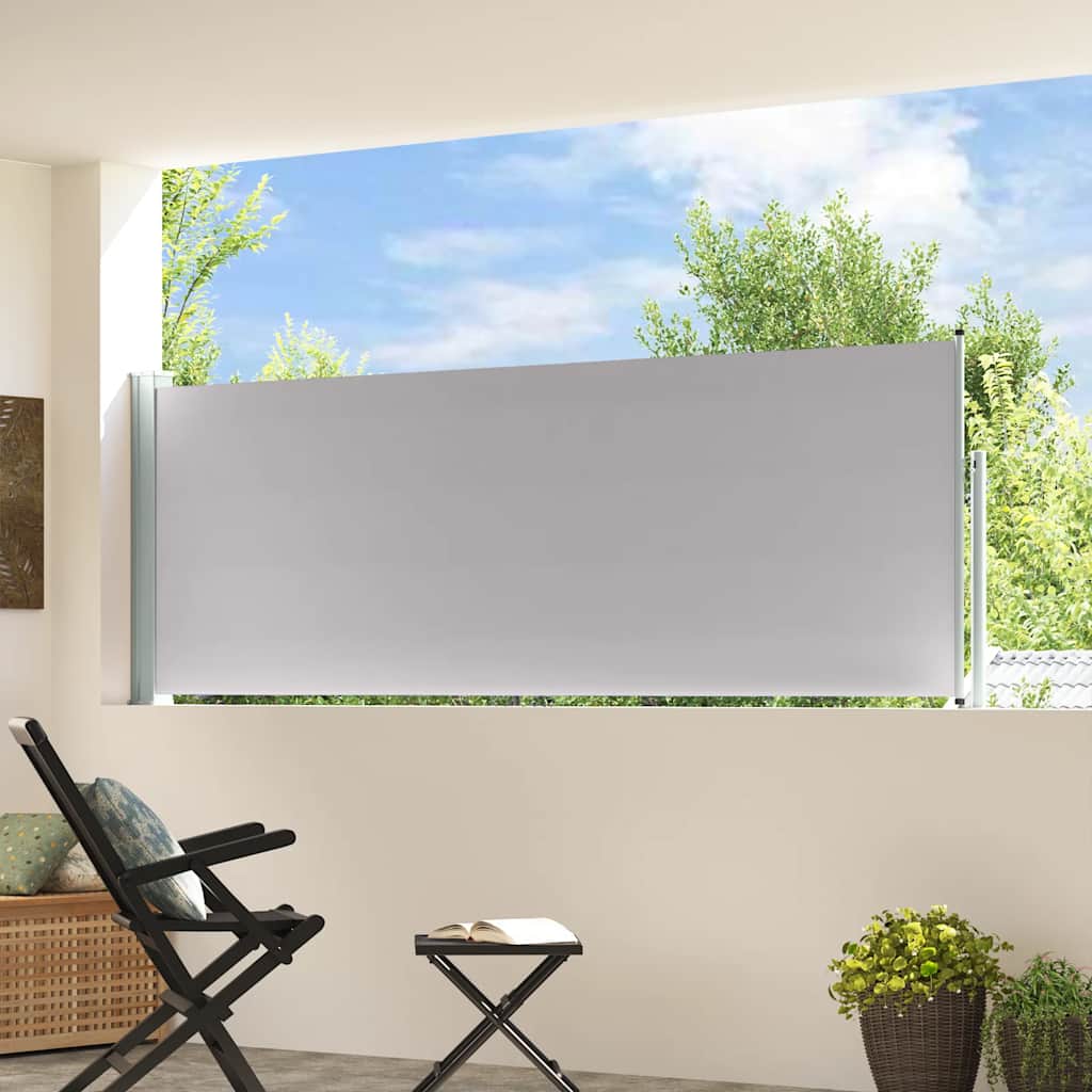 Vidaxl Garden Screen estendibile 100x300 cm grigio