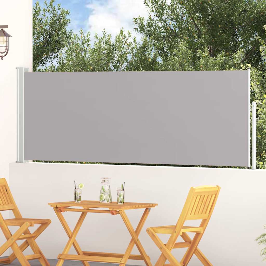 Vidaxl Garden Screen estendibile 100x300 cm grigio