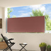 Pantalla de jardín Vidaxl extensible 100x300 cm de marrón