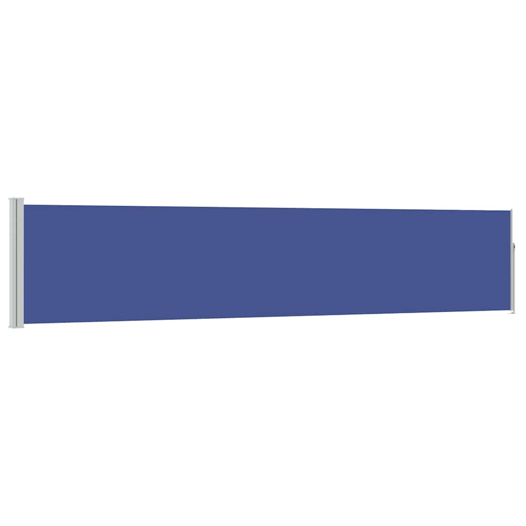Vidaxx biombo de jardín extensible 100x500 cm azul