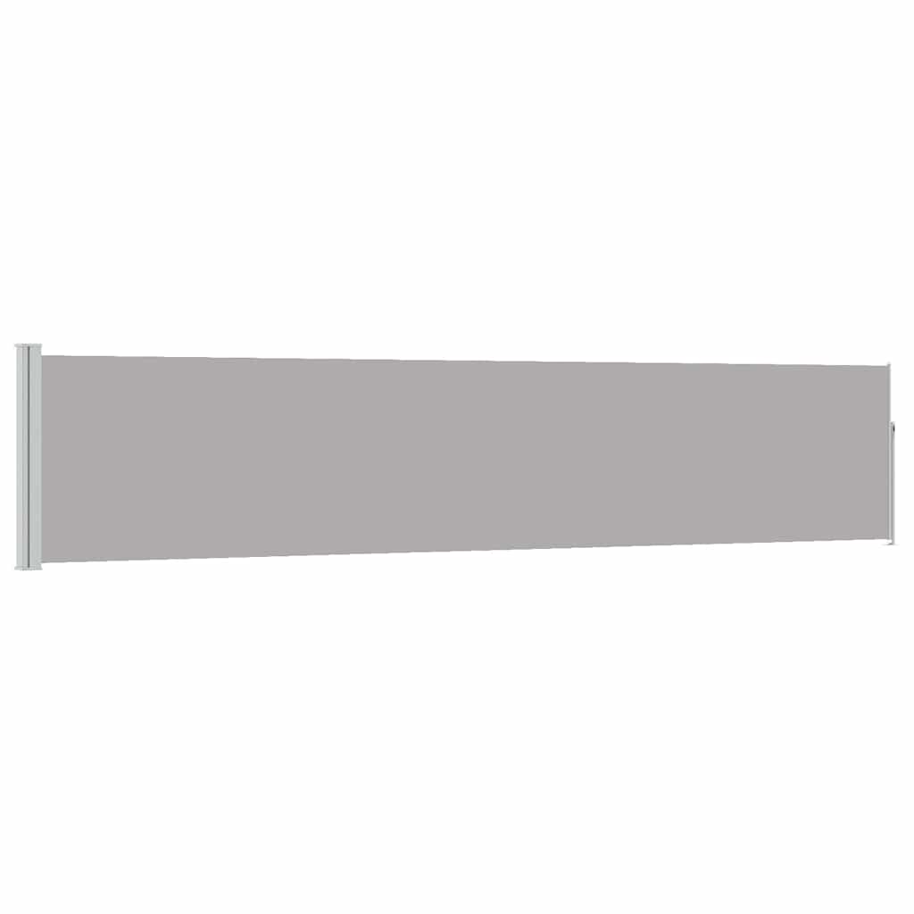 Vidaxl Garden Screen estendibile 100x500 cm grigio