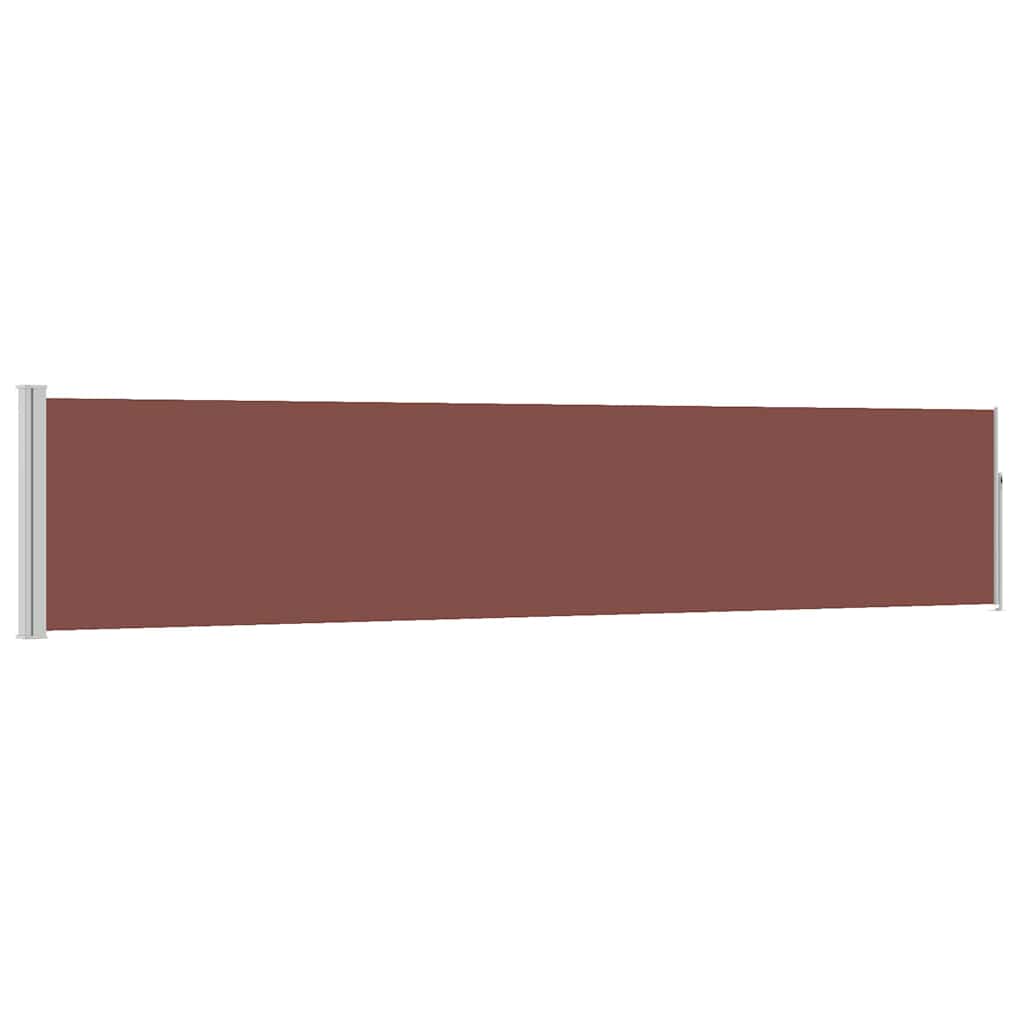 Vidaxl Garden Screen estendibile 100x500 cm marrone