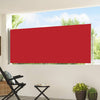 Vidaxl tuinscherm uittrekbaar 120x500 cm rood