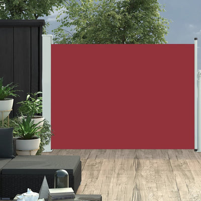 Schermo del giardino Vidaxl estendibile 120x500 cm rosso