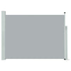 Pantalla de jardín Vidaxl extensible de 120x500 cm de gris