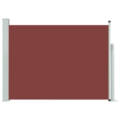 Schermata del giardino Vidaxl estendibile 120x500 cm marrone
