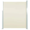 Schermo del giardino Vidaxl estendibile da 140x500 cm crema