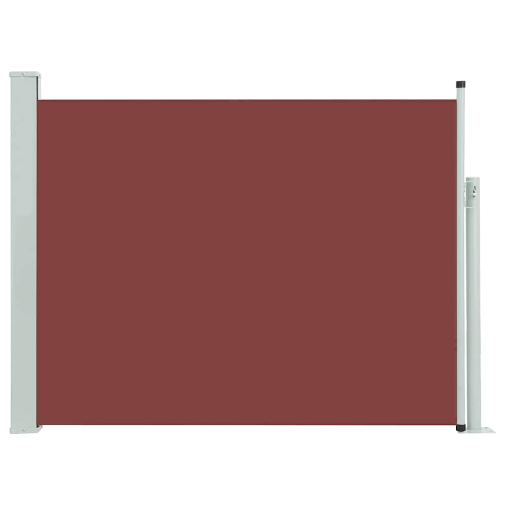 Vidaxl tuinscherm uittrekbaar 140x500 cm bruin