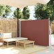 Vidaxl tuinscherm uittrekbaar 140x500 cm bruin