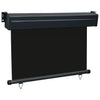 Vidaxl balkonscherm 85x250 cm zwart