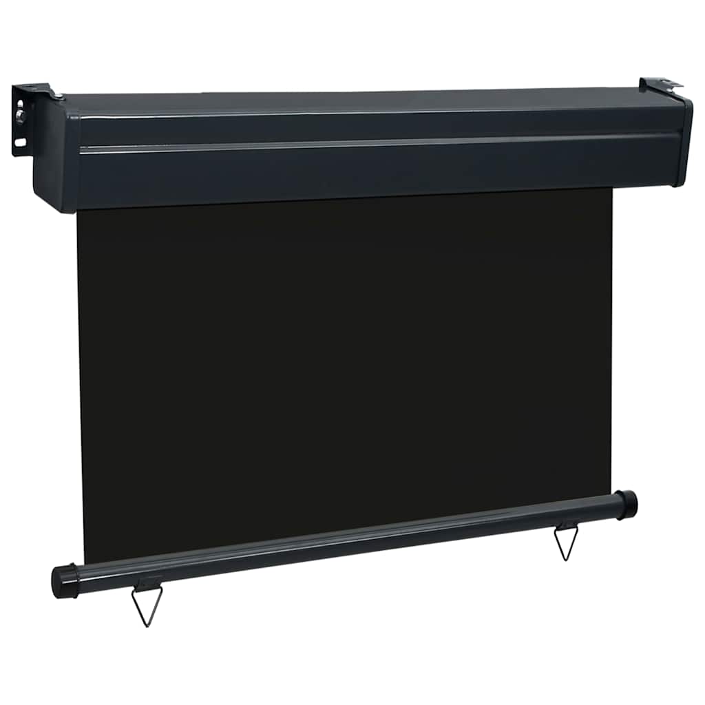 Vidaxl balkonscherm 85x250 cm zwart
