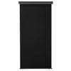 Vidaxl balkonscherm 125x250 cm zwart