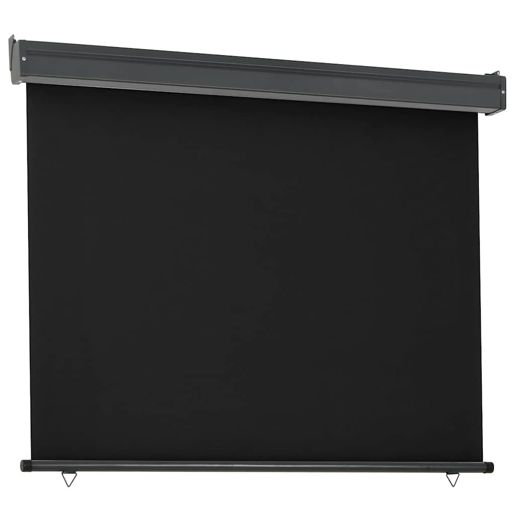 Paravento per balcone VidaXL 125x250 cm nero