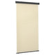 Vidaxl balkonscherm 125x250 cm crèmekleurig