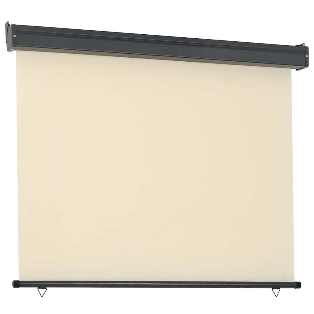 Biombo de balcón Vidaxx 125x250 cm color crema