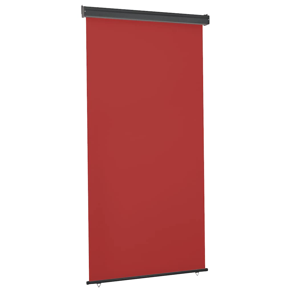 Biombo de balcón VidaXL 125x250 cm rojo