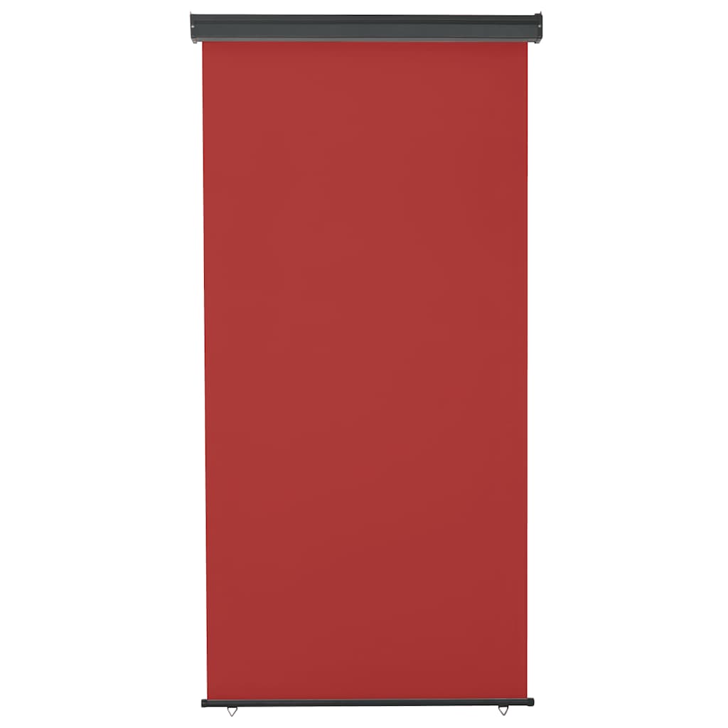 Biombo de balcón VidaXL 125x250 cm rojo