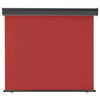 Vidaxl balkonscherm 125x250 cm rood
