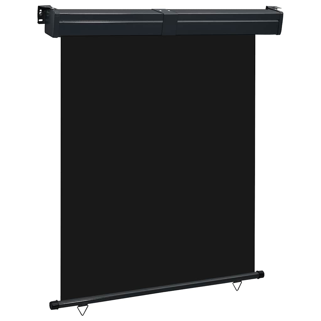 Vidaxl balkonscherm 145x250 cm zwart