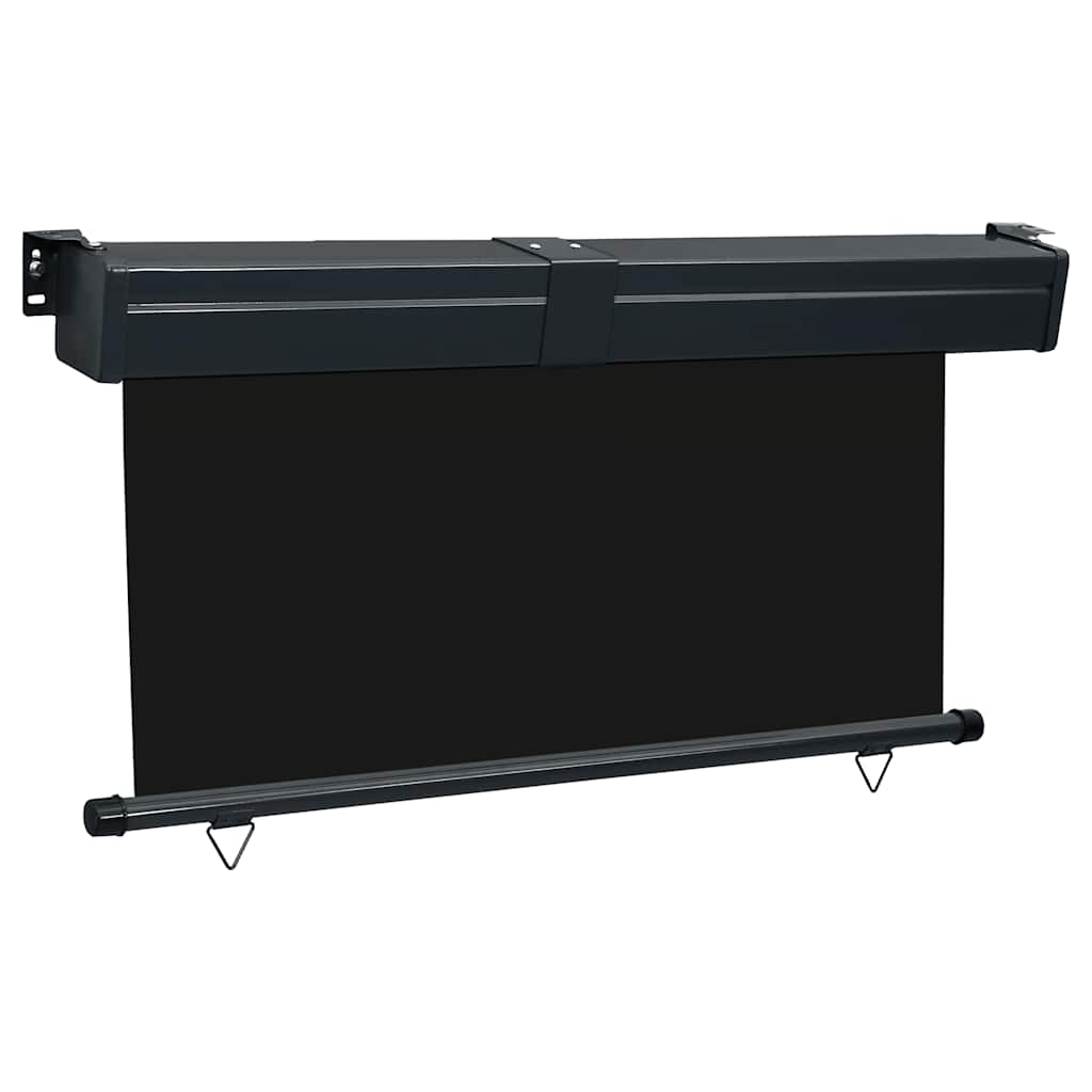 Vidaxl balkonscherm 145x250 cm zwart