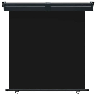 Vidaxl balkonscherm 165x250 cm zwart