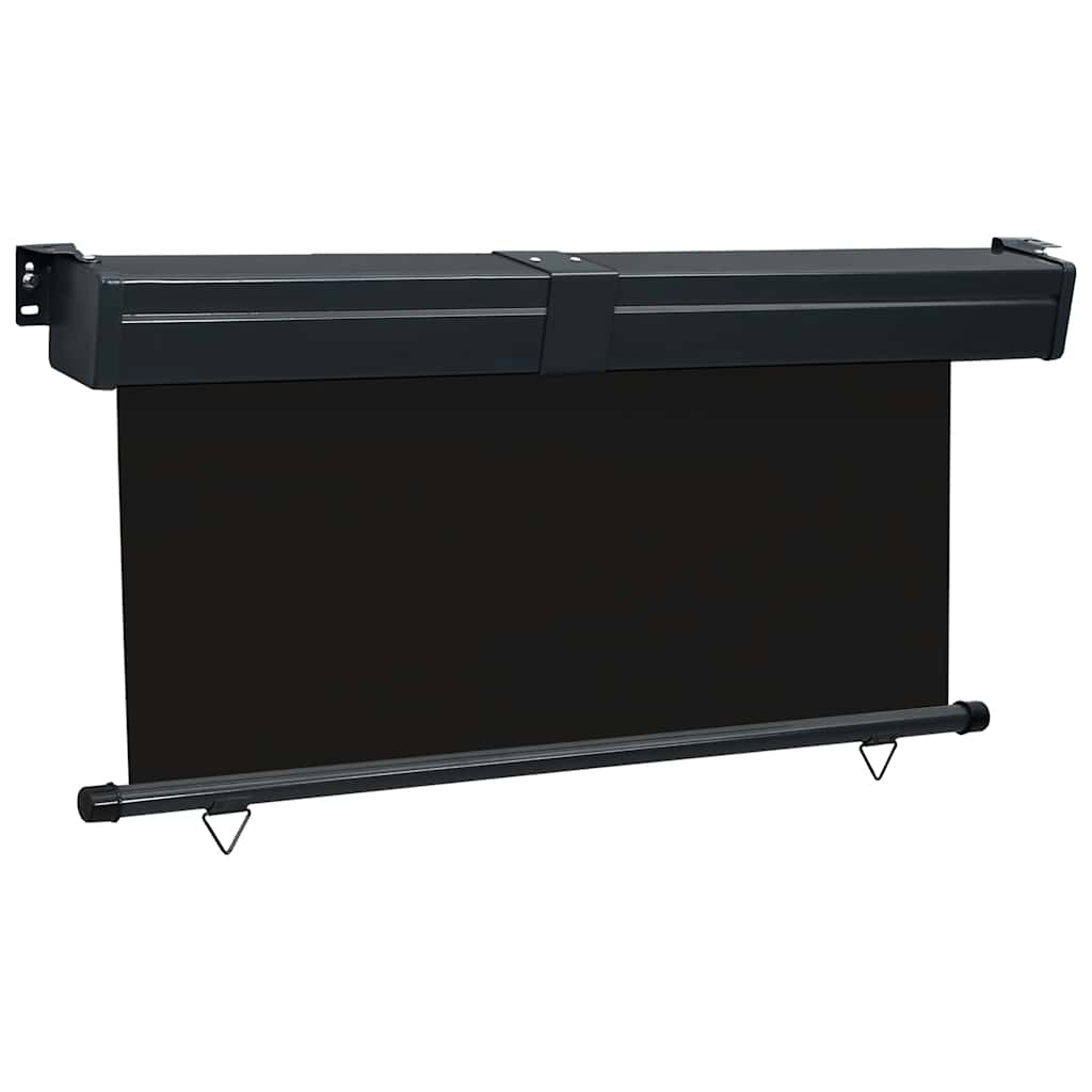 Vidaxl balkonscherm 175x250 cm zwart