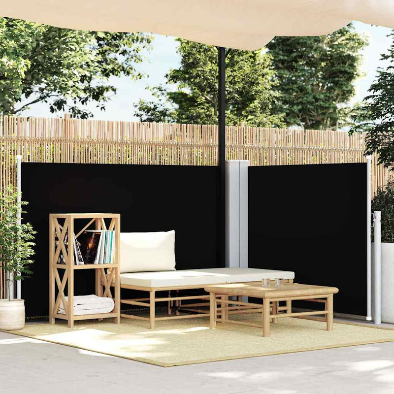 Parabrisas Vidaxl extensible 100x600 cm negro