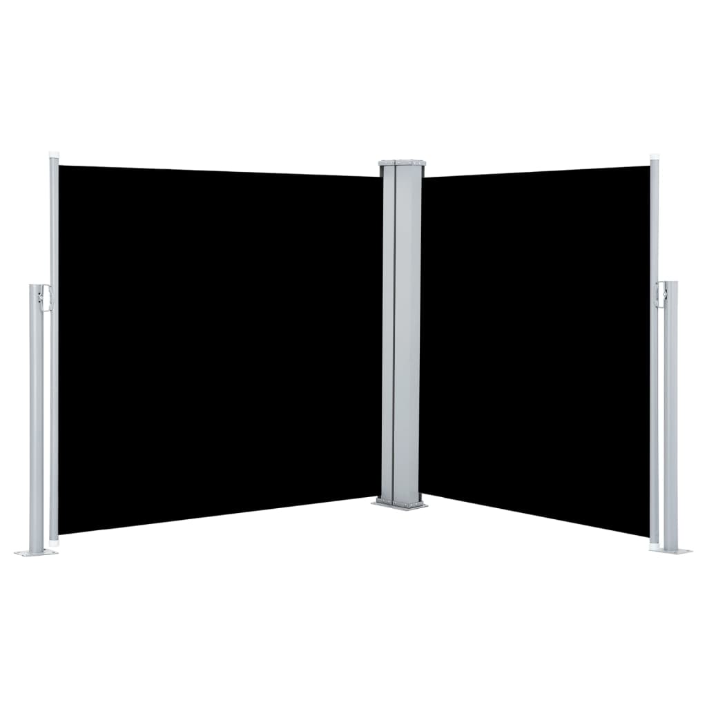 Parabrisas Vidaxl extensible 120x600 cm negro