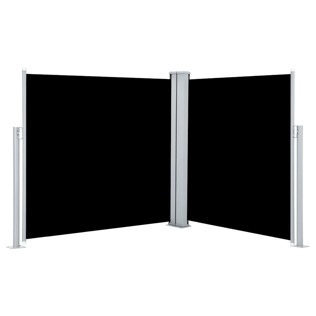 Parabrisas Vidaxl extensible 120x600 cm negro