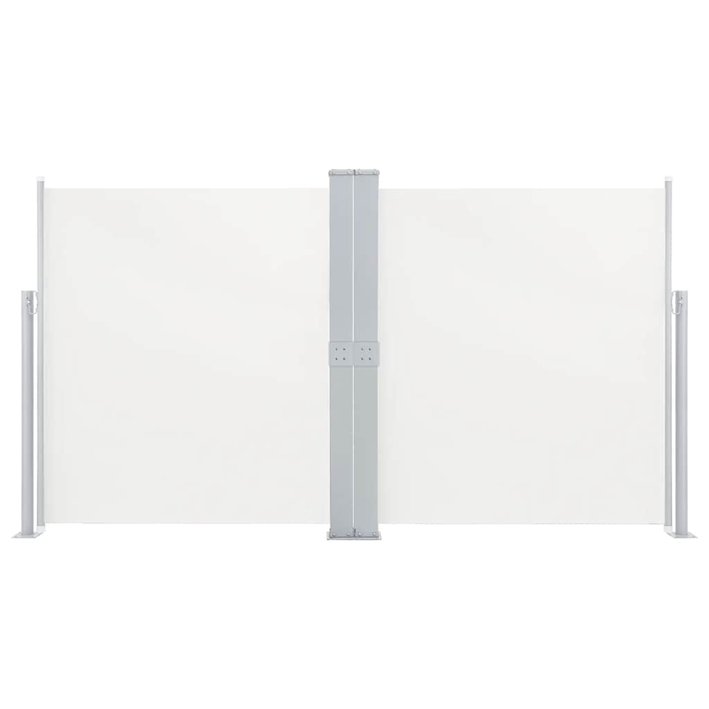 Vidaxl windscherm uittrekbaar 140x600 cm crème
