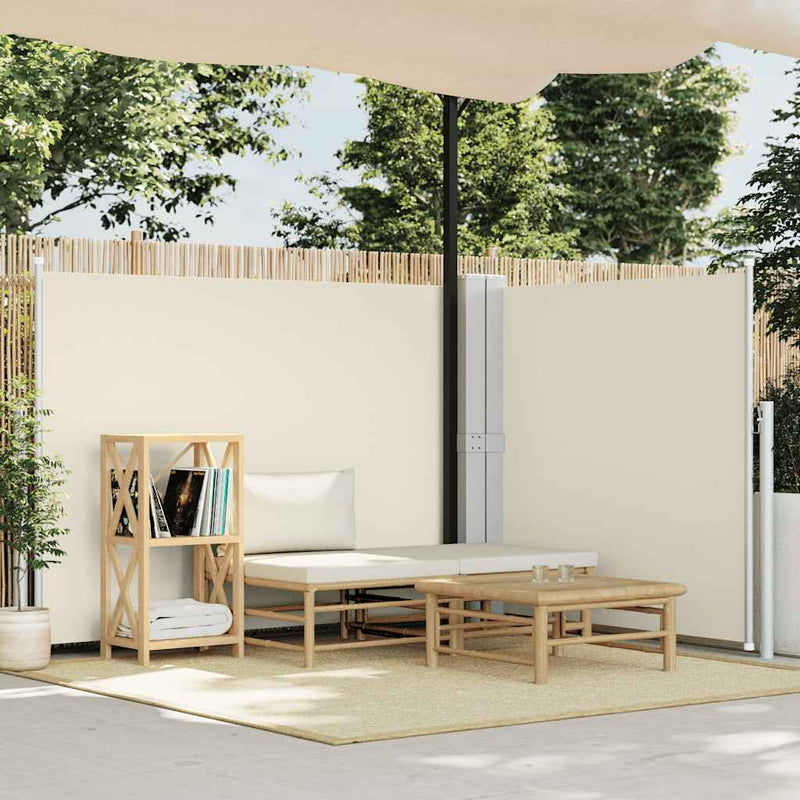 VIDAXL Parature estendibile 140x600 cm Crema