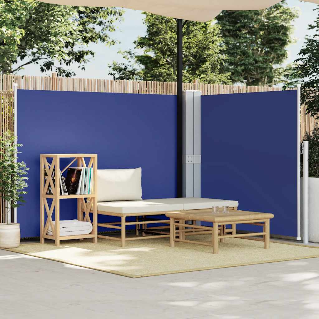 Parabrisas Vidaxl extensible 140x600 cm azul