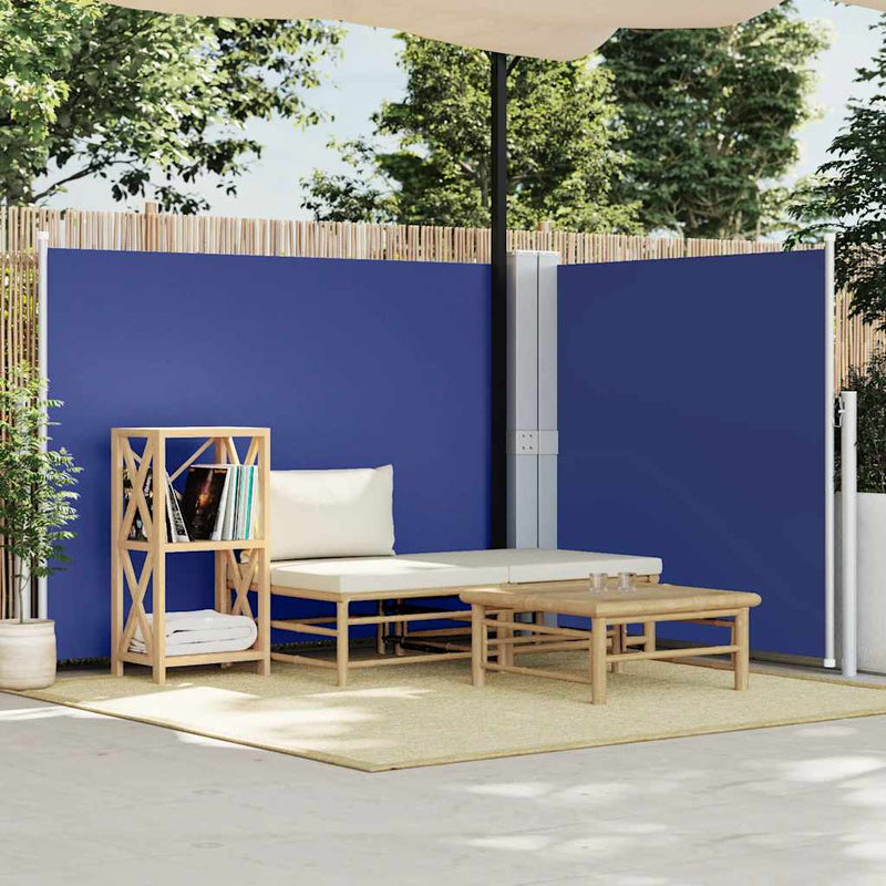 Parabrisas Vidaxl extensible 140x600 cm azul