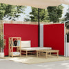 Parabrisas Vidaxl extensible 140x600 cm rojo