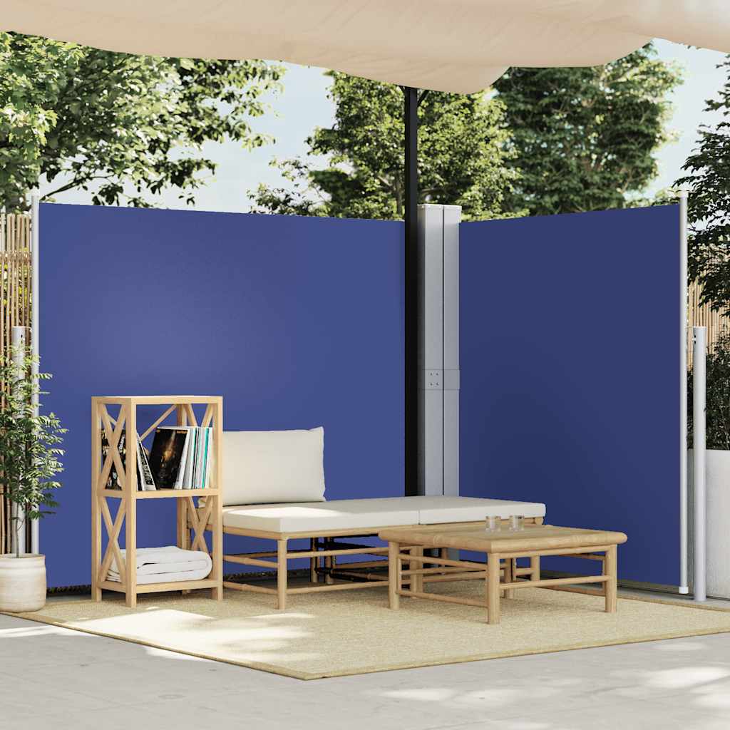 Parabrisas Vidaxl extensible 160x600 cm azul