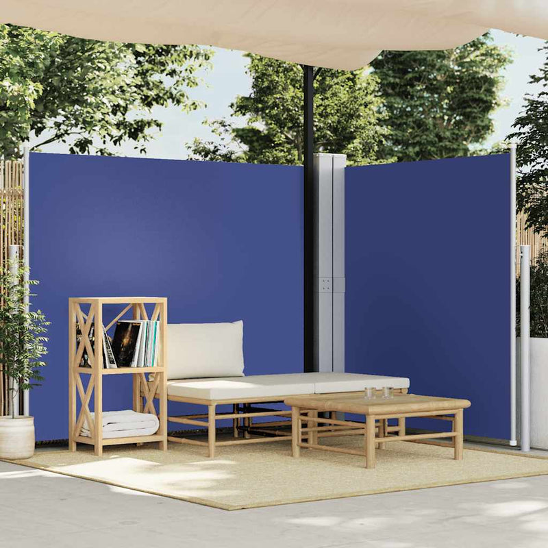 Parabrisas Vidaxl extensible 160x600 cm azul