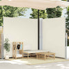 Vidaxl Garden Screen Extendable Double 170x600 cm Cream