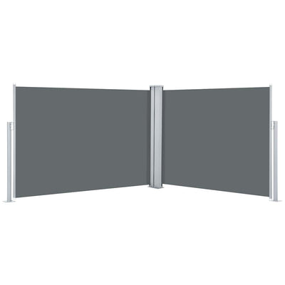 VIDAXL Parature estendibile da 100x1000 cm antracite