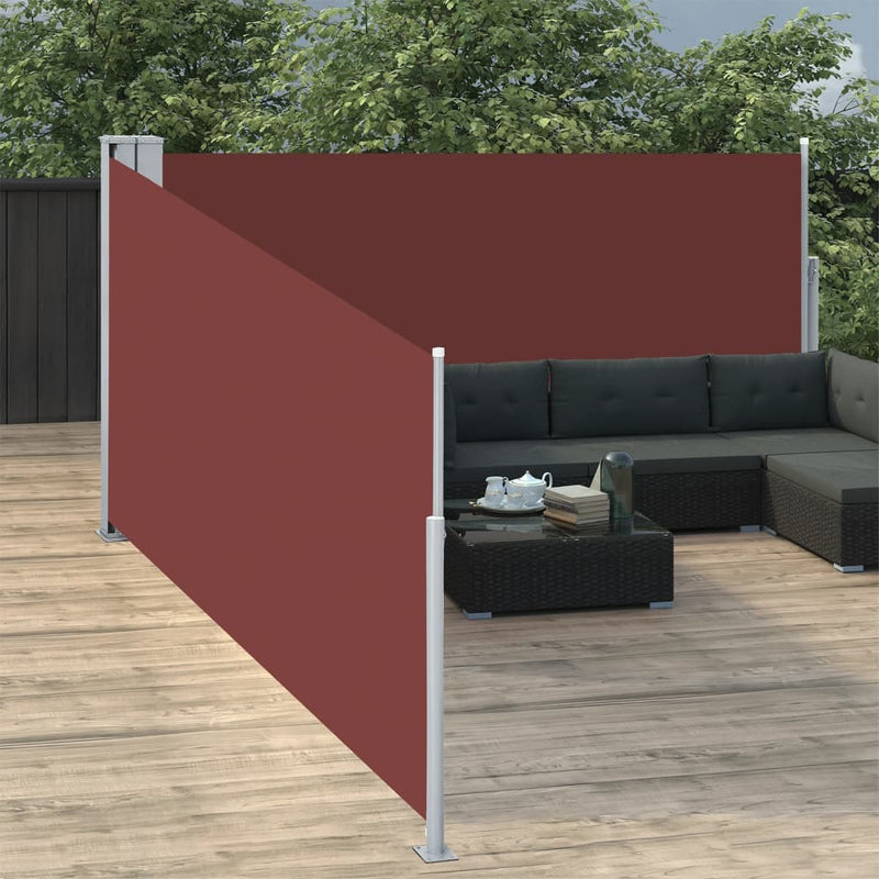 Parabrisas Vidaxl extensible 100x1000 cm marrón