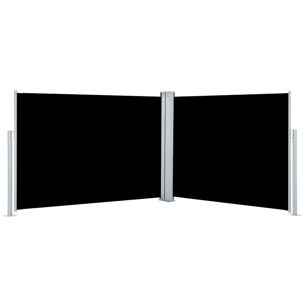 Parabrisas Vidaxl extensible 120x1000 cm negro