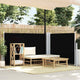 Parabrisas Vidaxl extensible 120x1000 cm negro