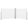 Vidaxl parabrezza estendibile da 120x1000 cm crema