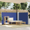 Parabrisas Vidaxl extensible 120x1000 cm azul