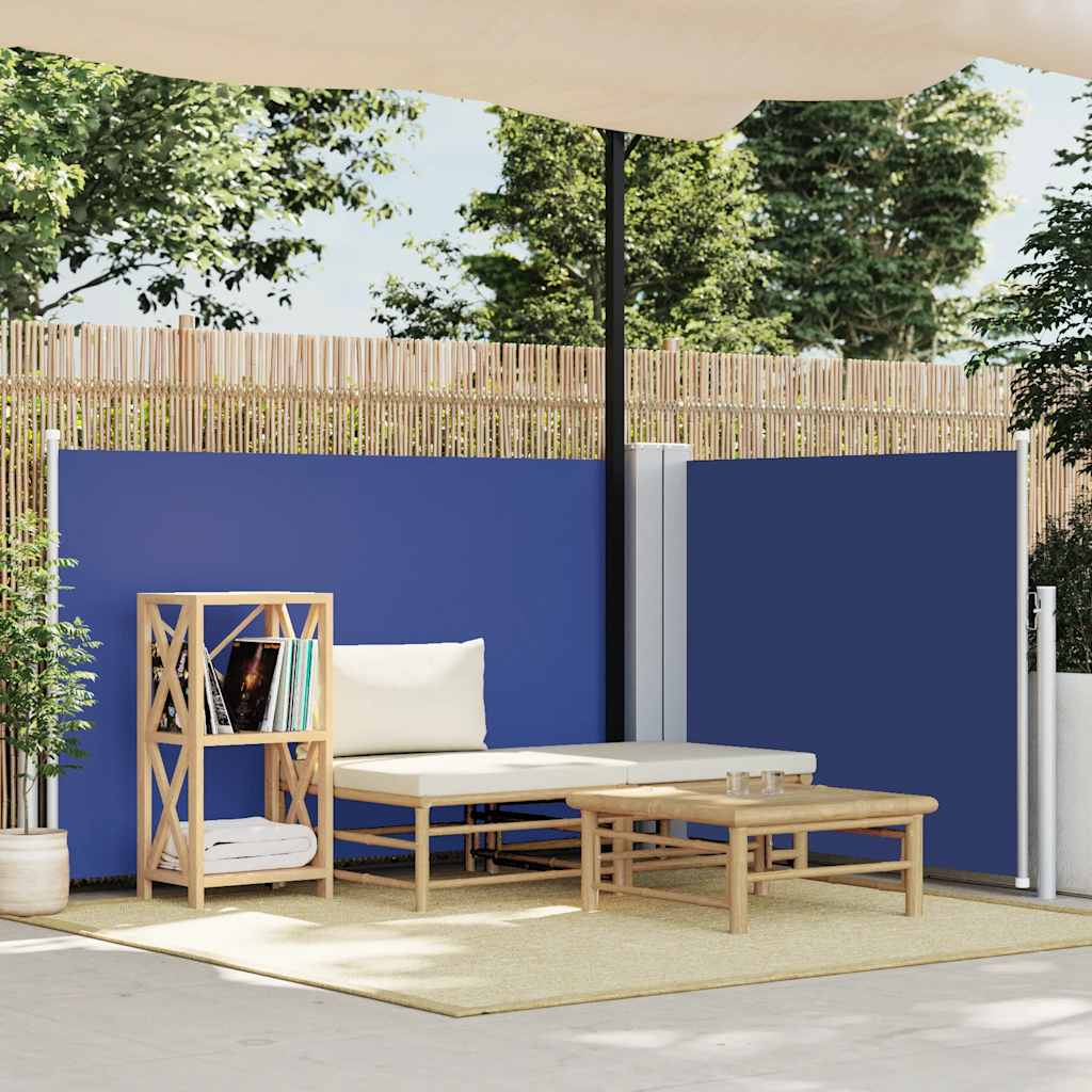 Parabrisas Vidaxl extensible 120x1000 cm azul