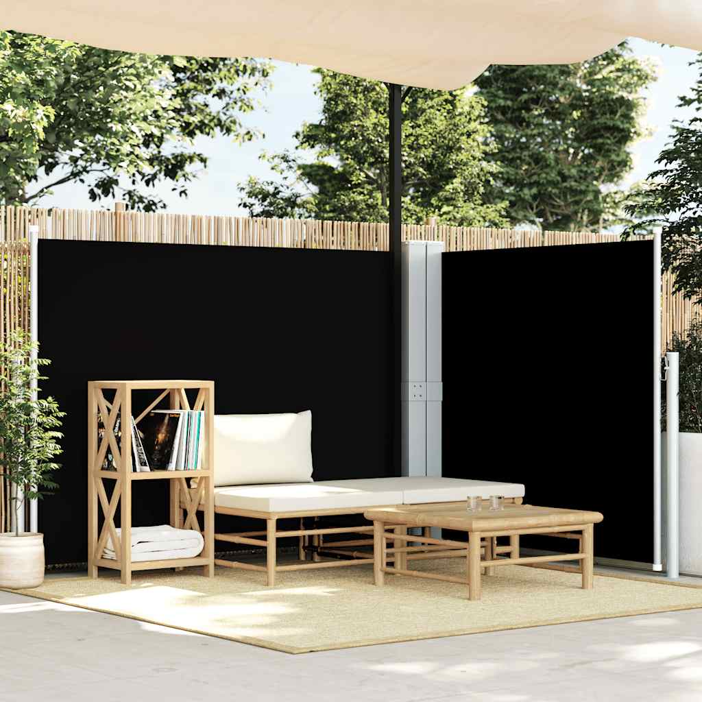 Parabrisas Vidaxl extensible 140x1000 cm negro