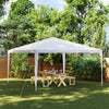 Vidaxl partytent 4x4 m wit